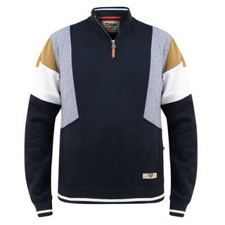 Duke Kenington Color Block Quarter Zip Sweatshirt  