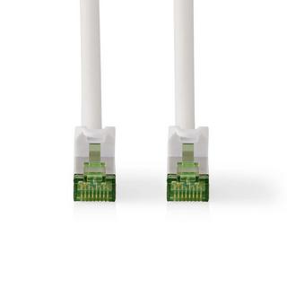 Nedis  Câble réseau CAT7 | S/FTP | RJ45 mâle | RJ45 mâle | 2.00 m | Snagless | Rond | LSZH | Blanc | Boîte 