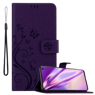 Cadorabo  Housse compatible avec Samsung Galaxy S10 5G - Coque de protection au design floral avec fermeture magnétique, fonction de support et emplacements pour cartes 