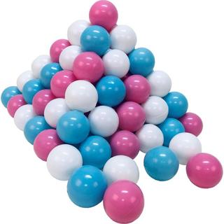 Knorrtoys  B�lleset (Rose, Creme, Hellblau, 100 St�ck) 