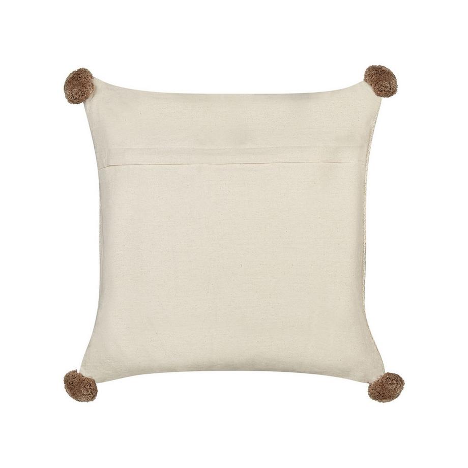 Beliani Dekokissen 2er Set aus Baumwolle Rustikal OBERONIA  