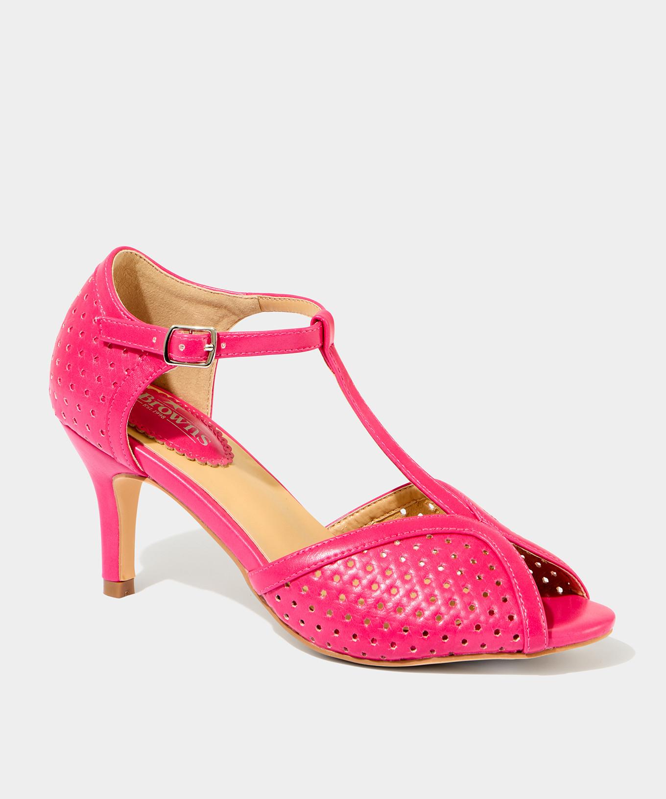 Joe Browns  Laser geschnittene T-Bar Absätze 