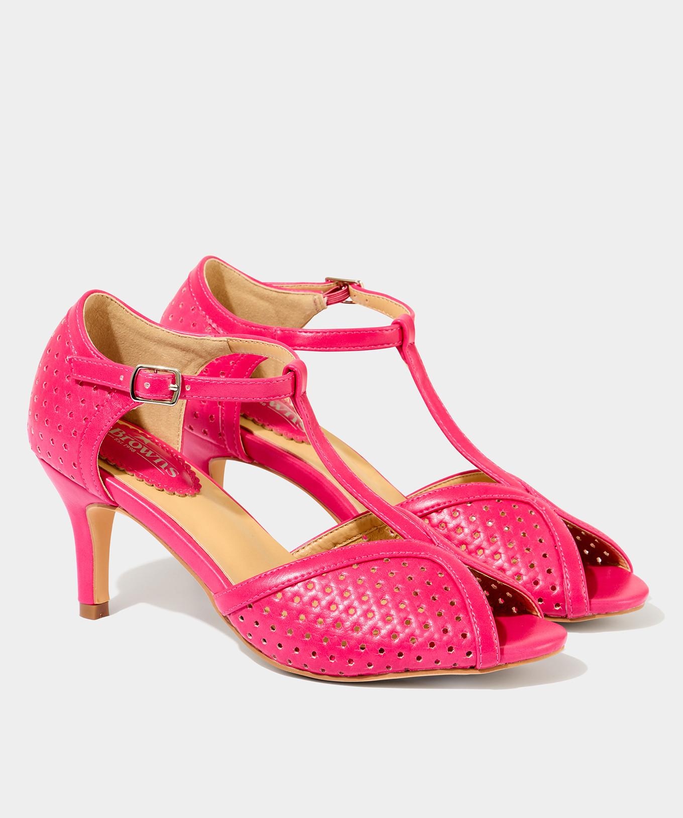 Joe Browns  Laser geschnittene T-Bar Absätze 