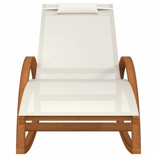 VidaXL Chaise berçante tissu  