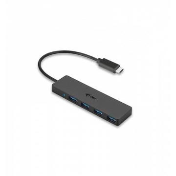 Advance C31HUB404 hub di interfaccia USB 3.2 Gen 2 (3.1 Gen 2) Type-C 5000 Mbit/s Nero