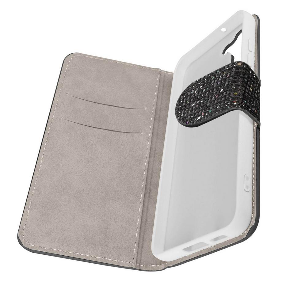 Avizar  Glitter-Hülle Samsung S23 Schwarz 