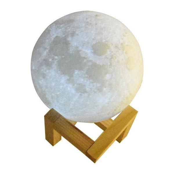 Cover-Discount  Multicole LED Lampe lunaire à gradation 3D 15CM 