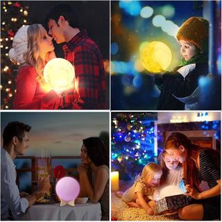 Cover-Discount Lampada Luna LED multicolore 3D dimmerabile 15CM  