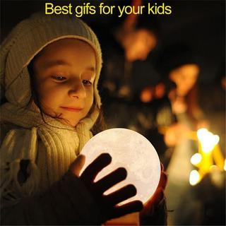 Cover-Discount Lampada Luna LED multicolore 3D dimmerabile 15CM  