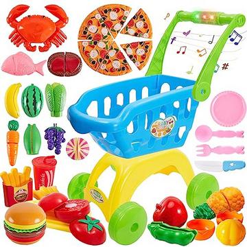 Panier de courses pour enfants, jouet de cuisine, coupe de fruits et légumes, jouet alimentaire, jeu de rôle