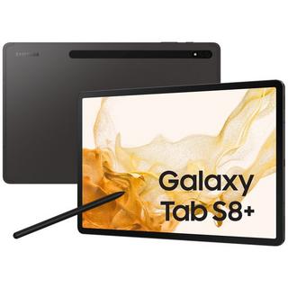 SAMSUNG  Galaxy Tab S8+ 5G SM-X806B LTE 128 GB 31,5 cm (12.4 Zoll) Qualcomm Snapdragon 8 GB Wi-Fi 6 (802.11ax) Android 12 Graphit 