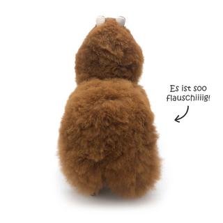 Inkari  Peluche Alpaga Large (50 cm) - Noyer 