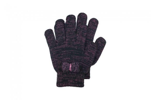 Complement Europe  720782726 GANTS UNITAILLE GRIS FONCE LUREX ROSE 