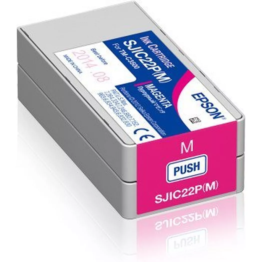 Epson – Tintenpatrone magenta S020603 TM-C 3500 32 ml, Magenta, One Size