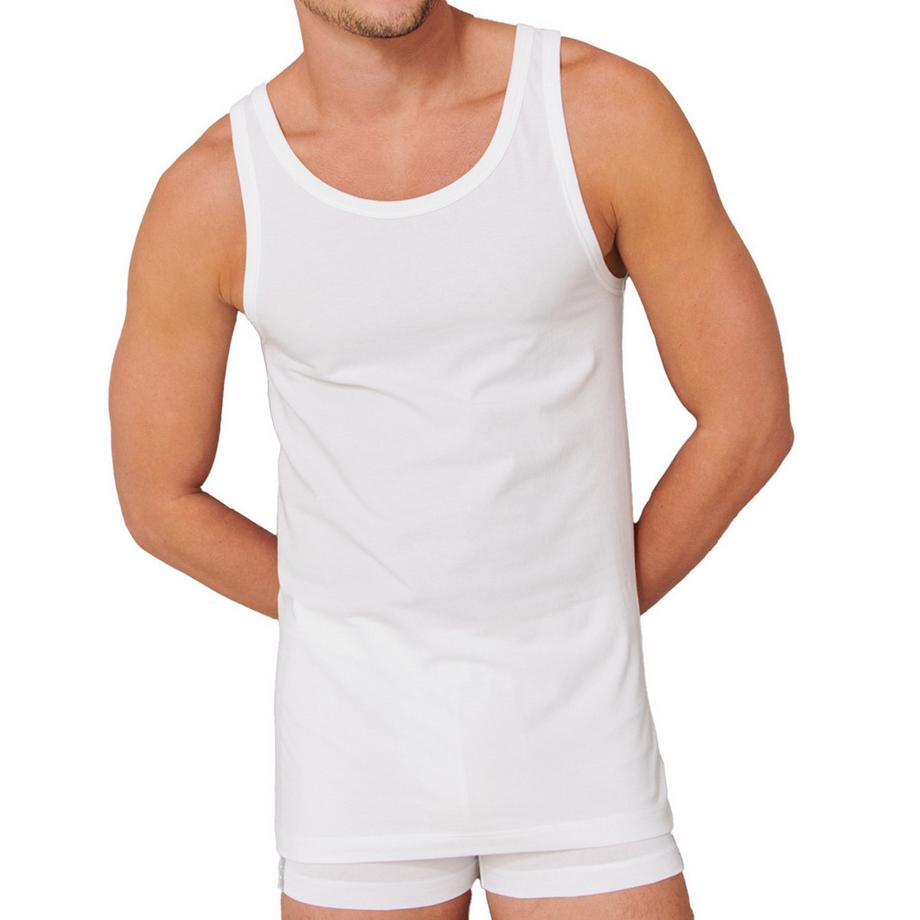 Schiesser Confezione da 4 Canottiere Cotone Biologico  