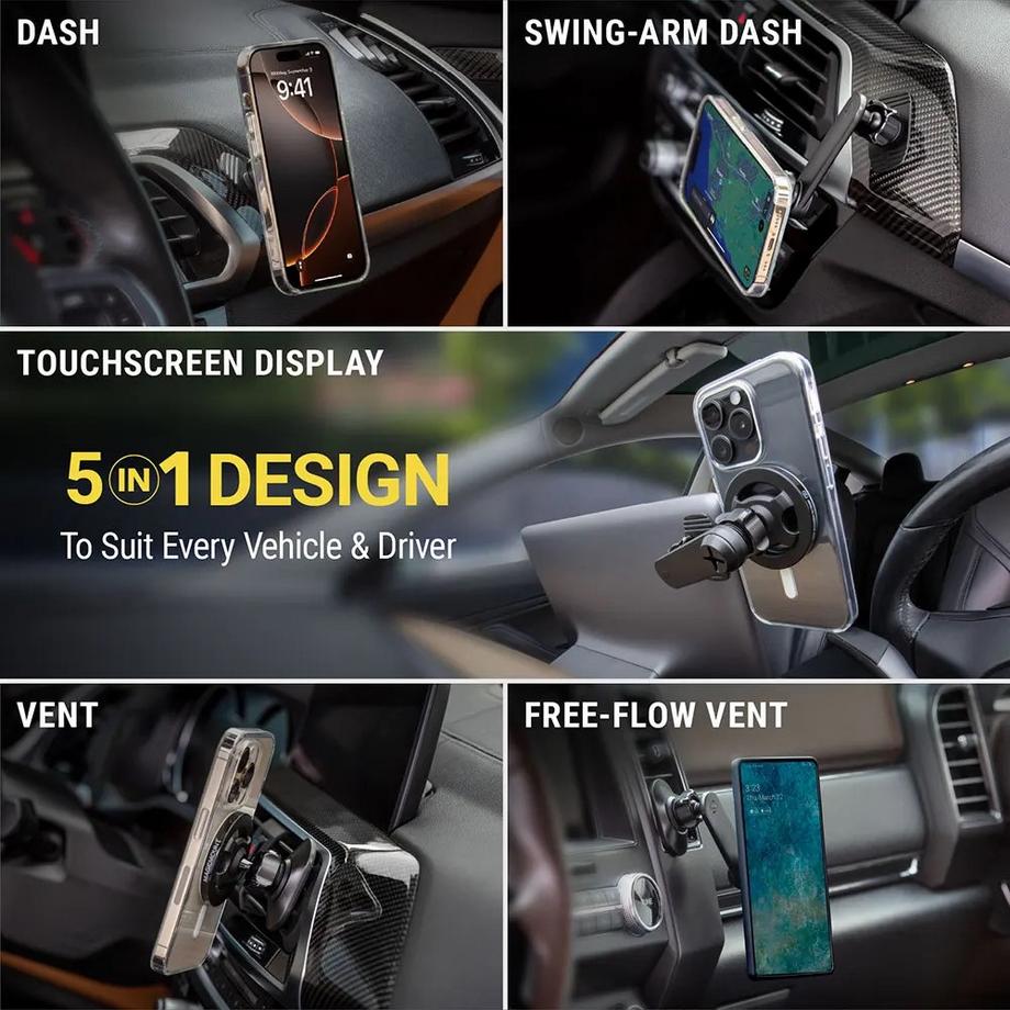 SCOSCHE  magicMount 5-IN-1 Support voiture MagSafe 