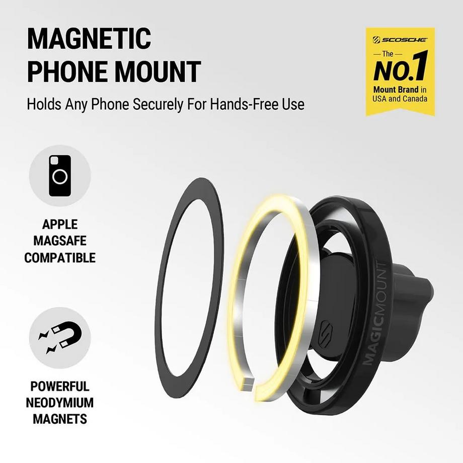 SCOSCHE  magicMount 5-IN-1 Support voiture MagSafe 