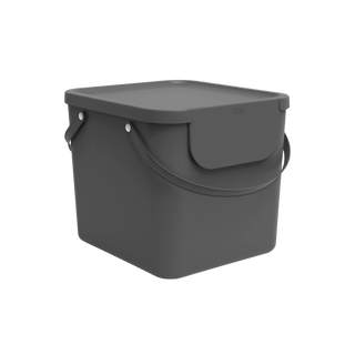 rotho ALBULA Recycling Müllsystem 40L   Anthrazit  