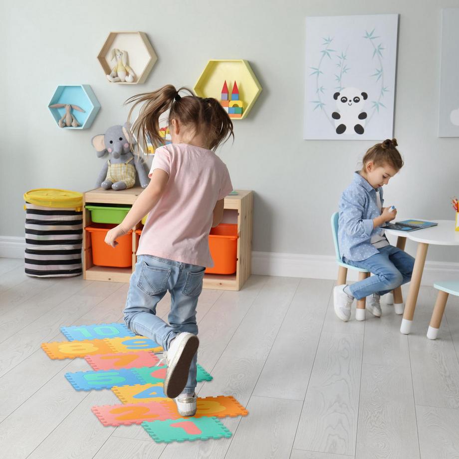 B2X  Tapis puzzle avec chiffres 