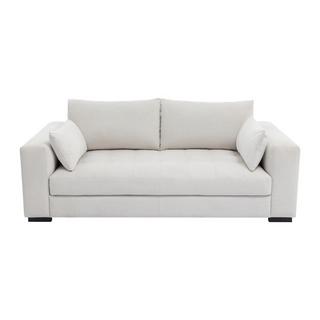 Vente-unique Sofa 2-Sitzer - Strukturstoff - Beige - REBOLDA  