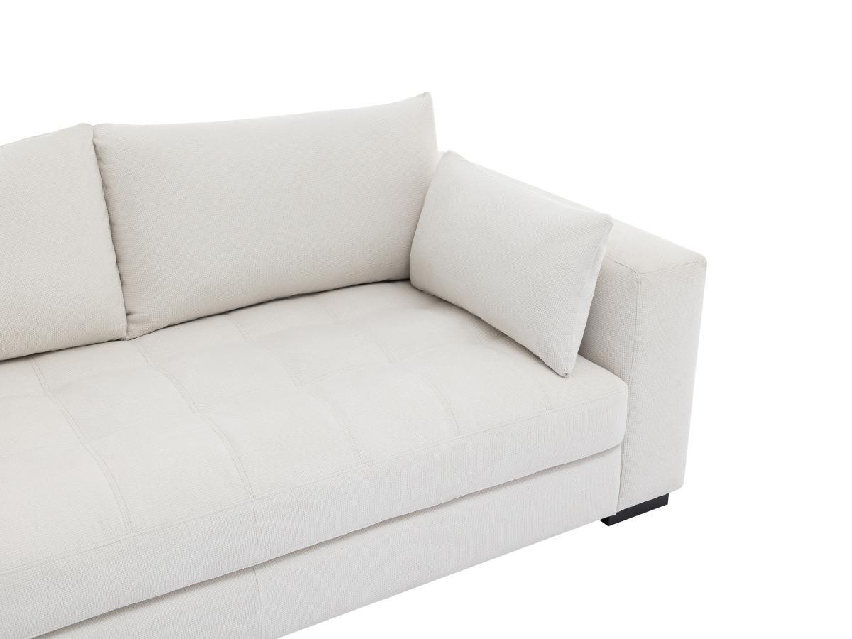 Vente-unique Sofa 2-Sitzer - Strukturstoff - Beige - REBOLDA  