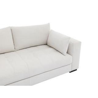 Vente-unique Sofa 2-Sitzer - Strukturstoff - Beige - REBOLDA  