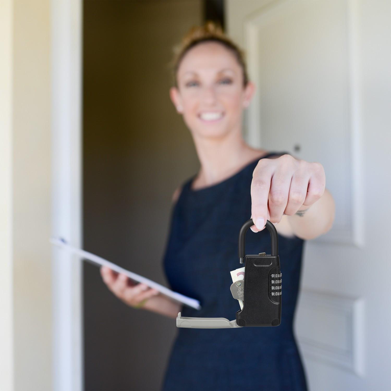 Northix Cassaforte per chiavi con gancio  