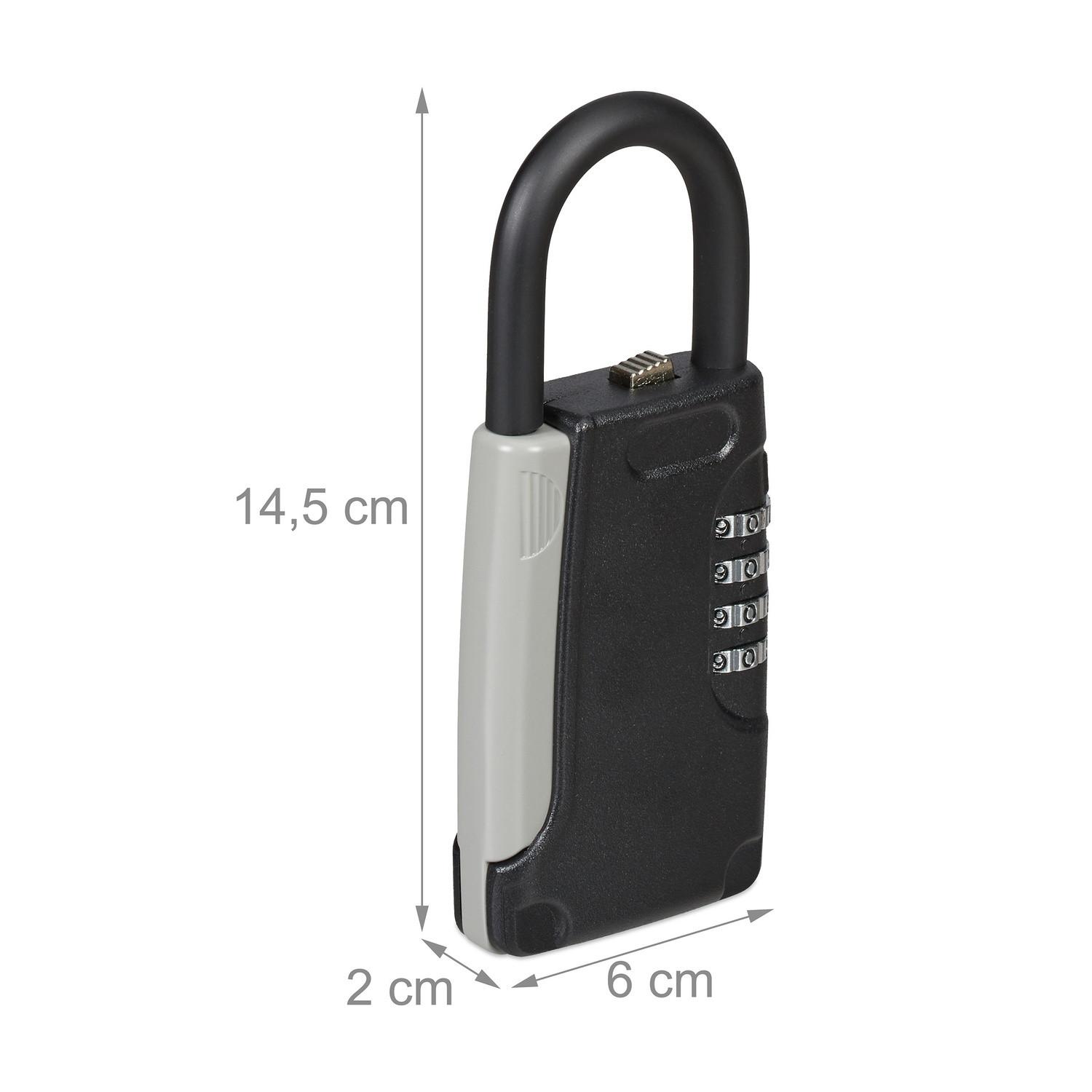 Northix Cassaforte per chiavi con gancio  