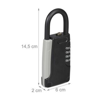 Northix Cassaforte per chiavi con gancio  