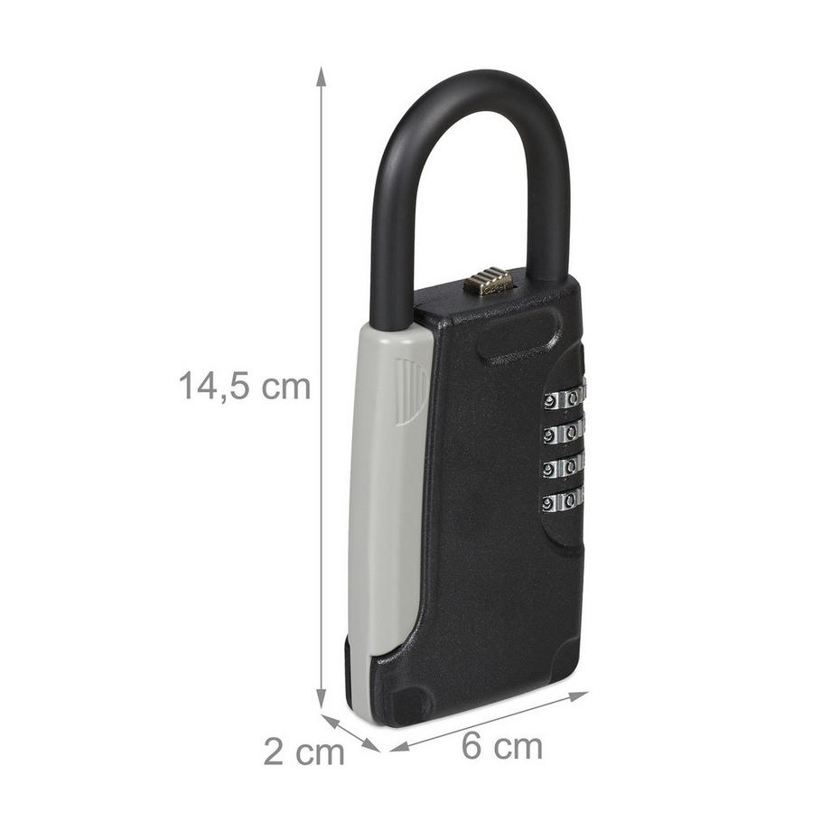 Northix Cassaforte per chiavi con gancio  