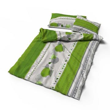 Lotus linge de lit bambou Tulani vert