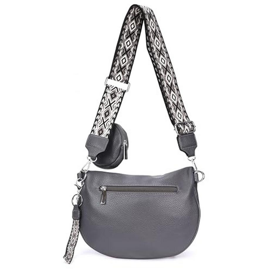 Only-bags.store Sac bandoulière 3-en-1 avec fermeture éclair et large sangle réglable  