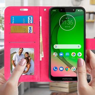 Avizar  Vintage Case Motorola Moto G7/G7+ Rosa 