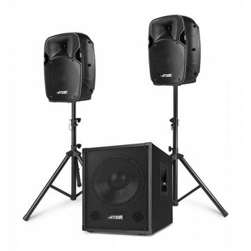 Max MX700 Lautsprecher 2-Wege Schwarz Kabelgebunden 700 W