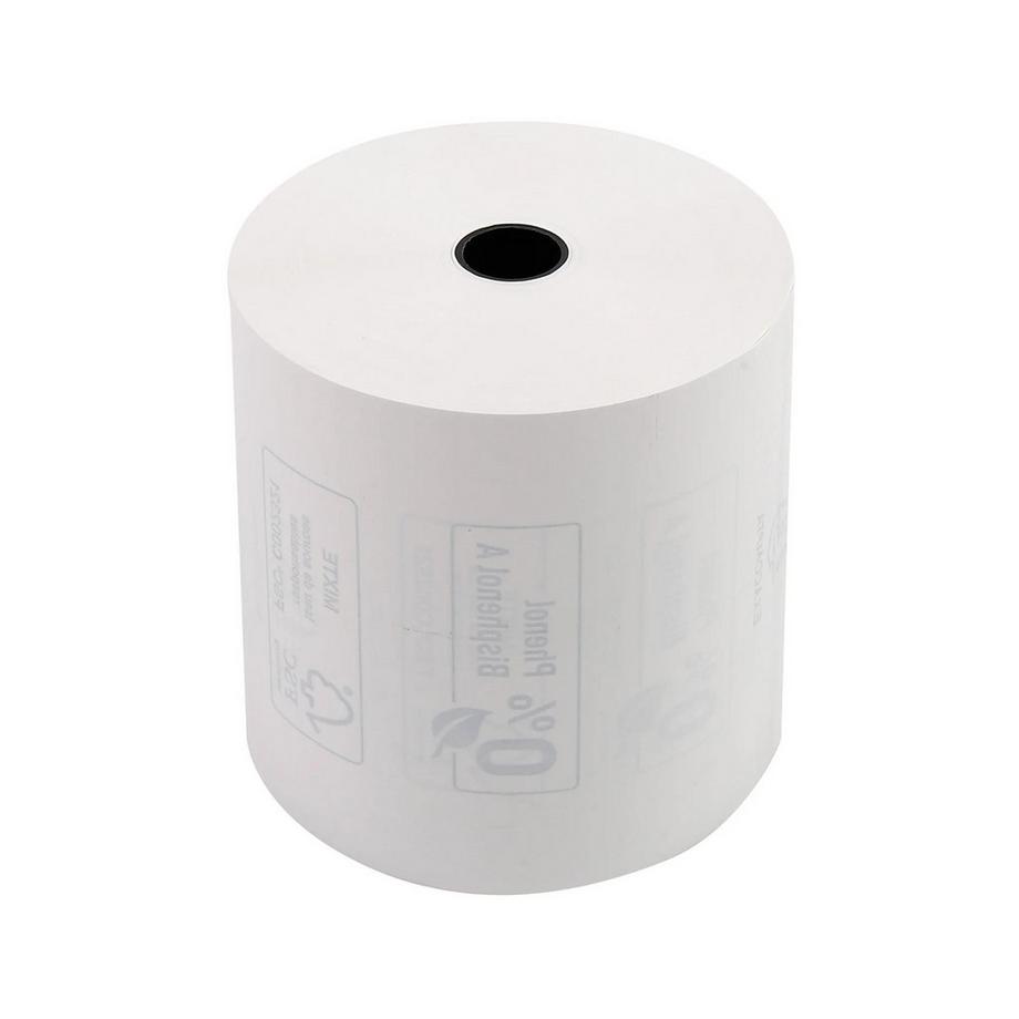 Exacompta Rotolo per scontrini 1cop term 55g 80x80x12x76 senza fenolo Lunga durata - x 30  