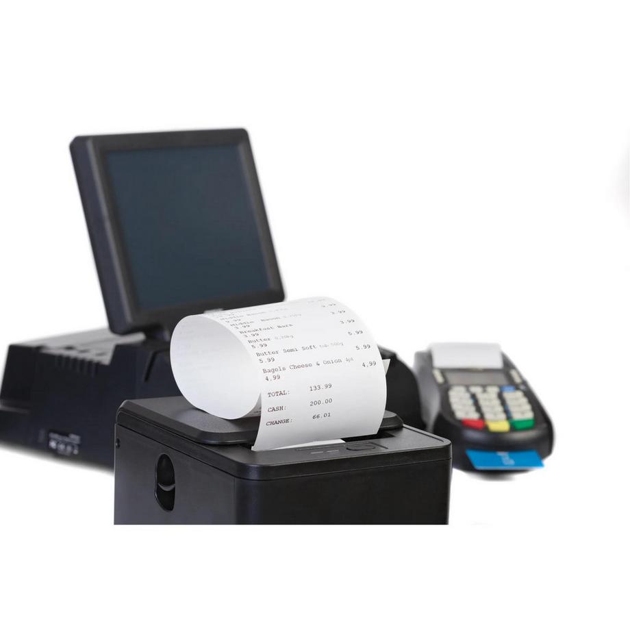 Exacompta Rotolo per scontrini 1cop term 55g 80x80x12x76 senza fenolo Lunga durata - x 30  