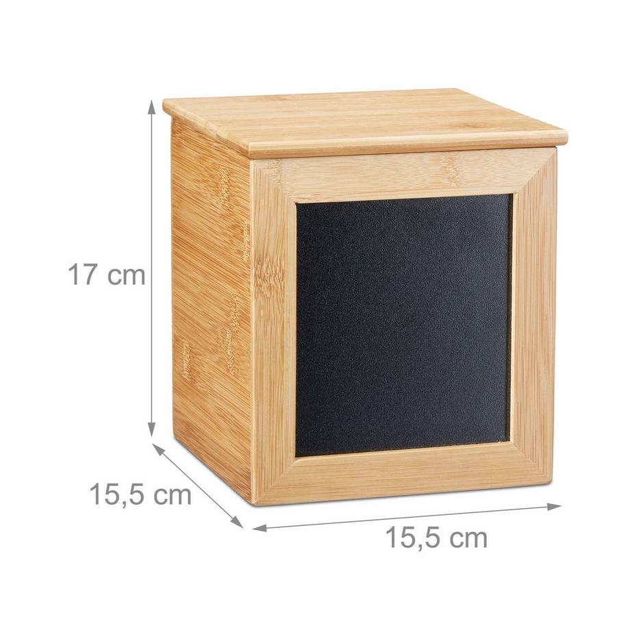 B2X Bambus Aufbewahrungsbox mit Brett  