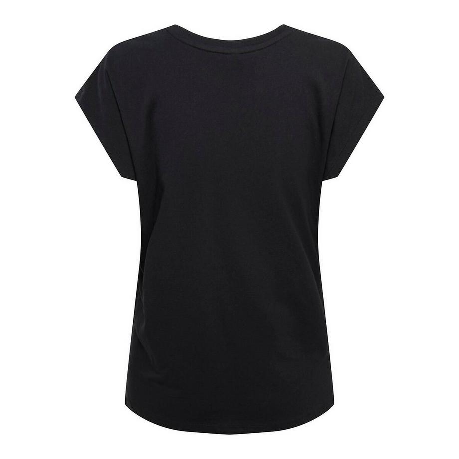ONLY T-shirt scollo a V con cuore sul petto  