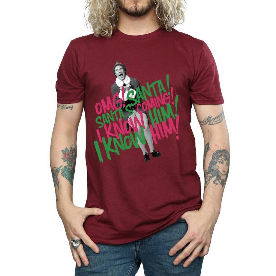 Elf Santa's Coming T-Shirt  