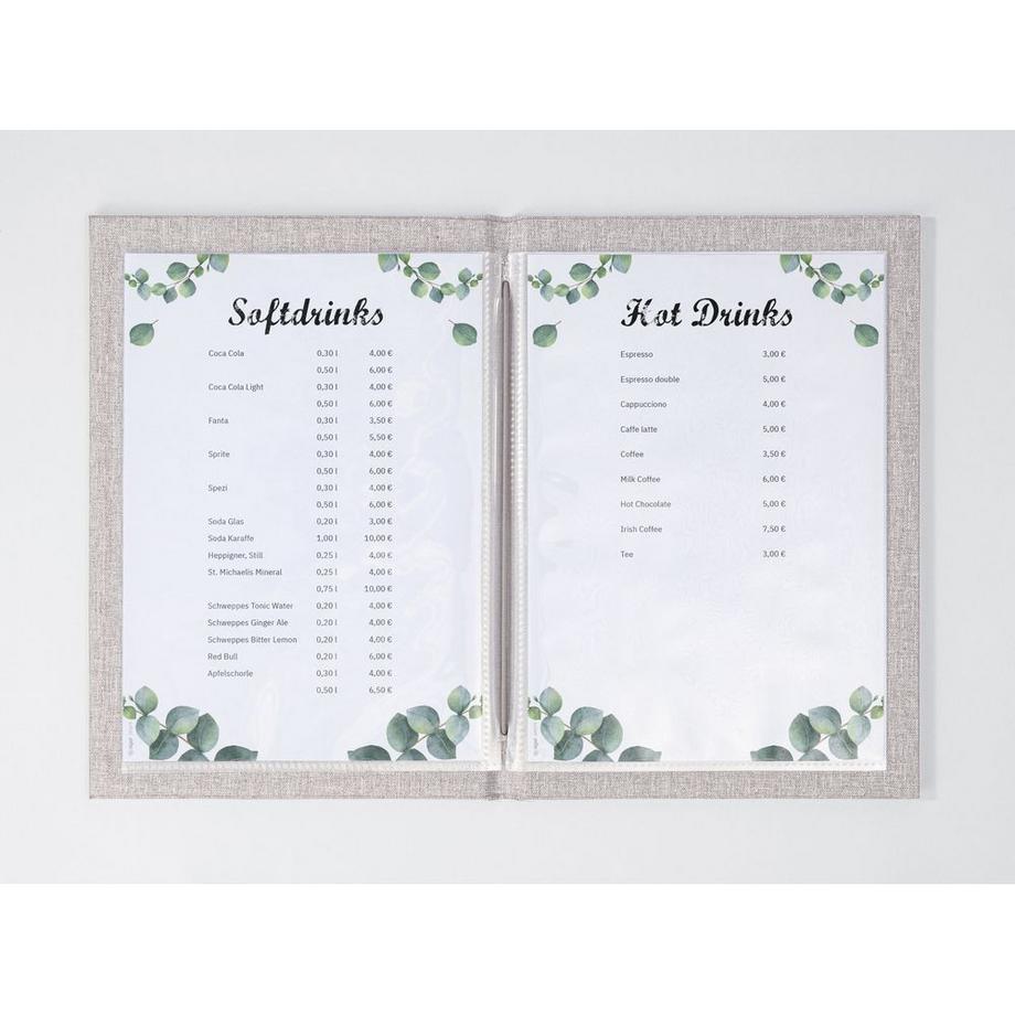 Sigel Menu en cartonnage  