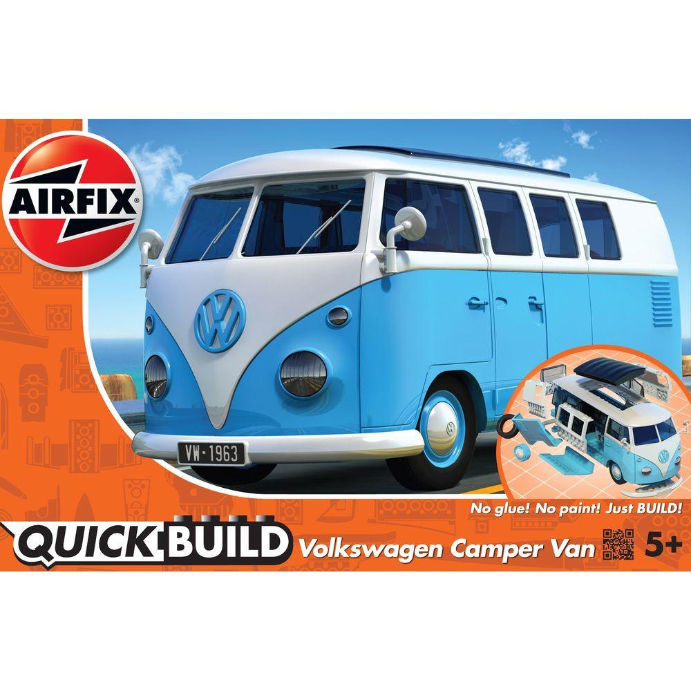 AIRFIX  Quickbuild VW Camper Van Blau (52Teile) 