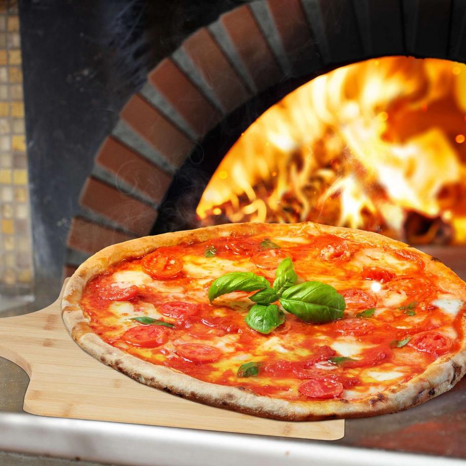 Northio  Pizzaschieber aus Bambus XXL 