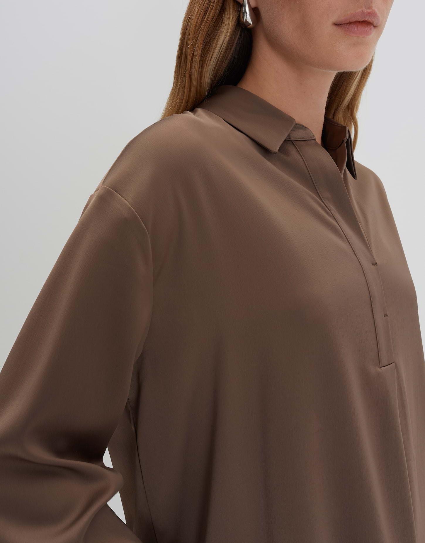 someday  Blouse en satin Zanza Droit 