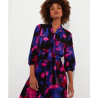 Joe Browns  PETITE Robe Noeud Lavallière Imprimé Floral Vif 