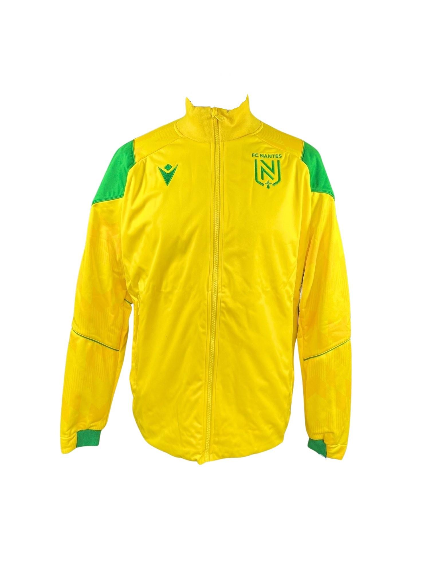 macron  veste de survêteent fc nantes 2023/24 