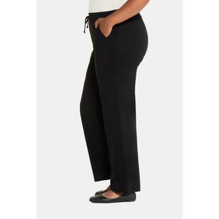 Ulla Popken  Pantalon en jersey avec jambes droites et poches, jusqu'à la taille 68/70 