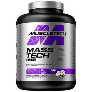 GladiatorFit  Mass-Tech Elite 3.18kg MuscleTech Gainer | Cookie 