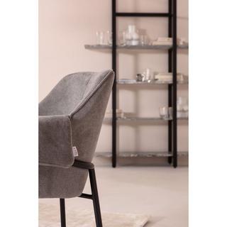 KARE Design Fauteuil Bess gris  