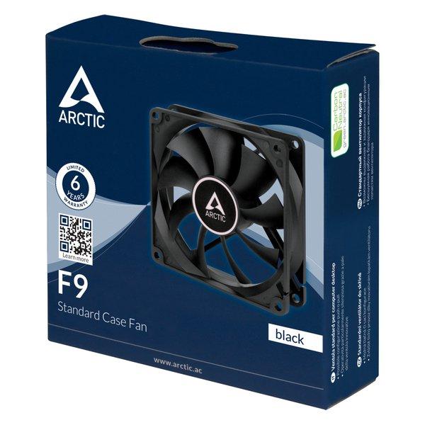 Arctic Cooling  ARCTIC ACFAN00212A système de refroidissement d’ordinateur Boitier PC Ventilateur 9,2 cm Noir 1 pièce(s) 