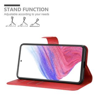 Cadorabo  Housse compatible avec Samsung Galaxy A53 5G - Coque de protection avec fermeture magnétique, fonction de support et compartiment pour carte 